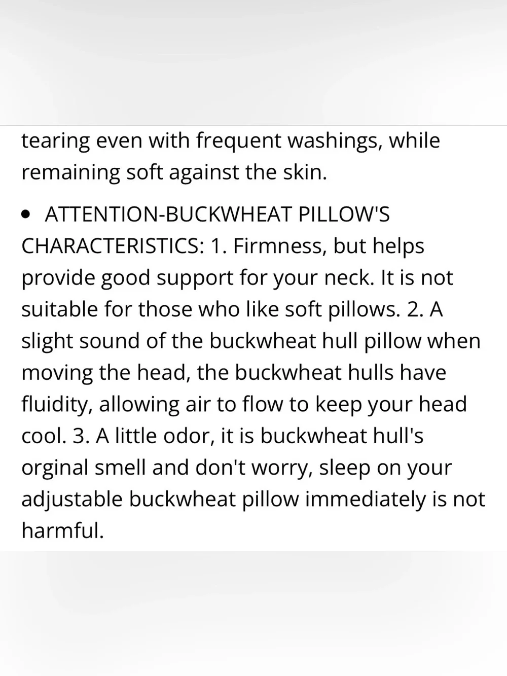 Buckwheat Pillow with 100% Organic Cotton Pillowcase